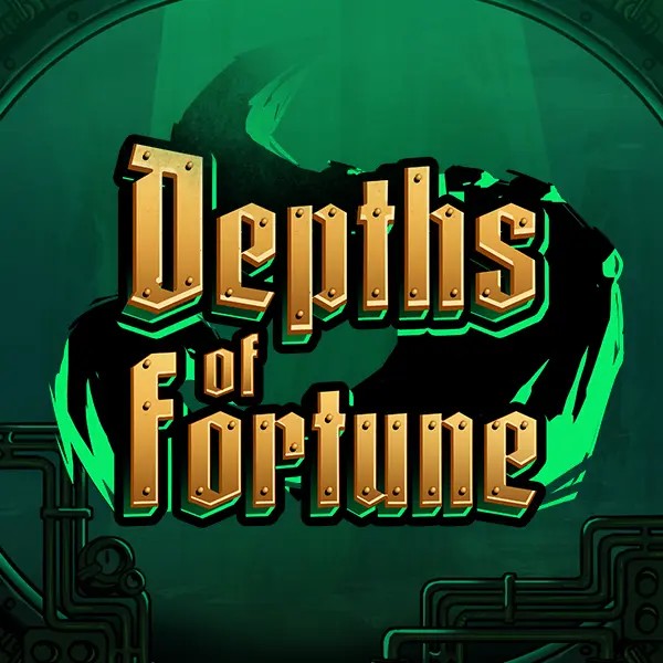 Official Slots logo: Depths of Fortune by AvatarUX Studios at Spinmacho Casino