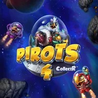 Pirots 4 logo by ELK Studios Spinmacho Casino