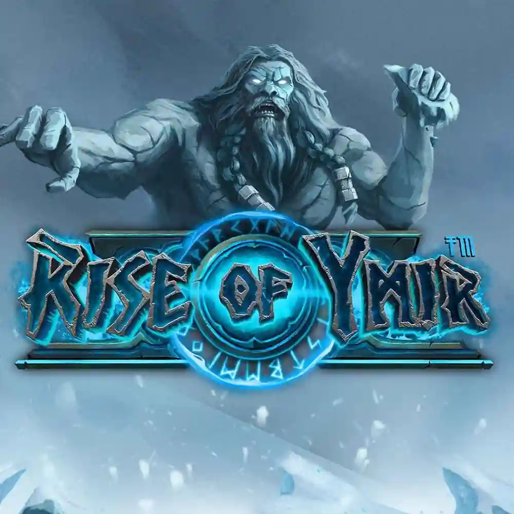 Rise of Ymir logo by Hacksaw Gaming at Spinmacho Casino